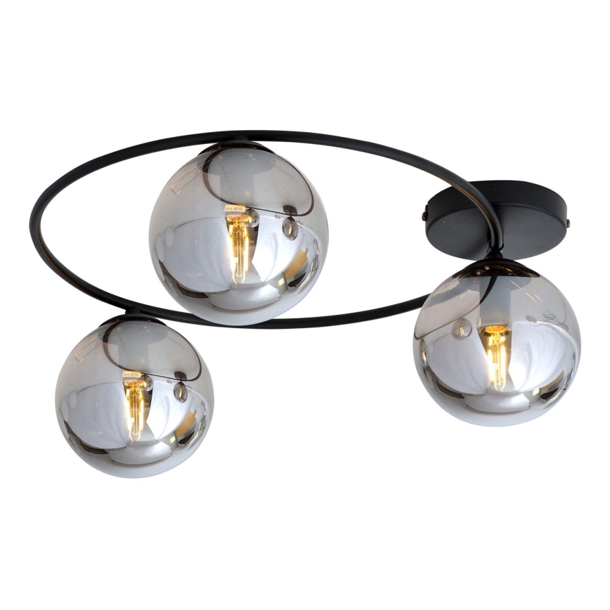 Loftlampe SOPRA 3xE14/10W/230V sort