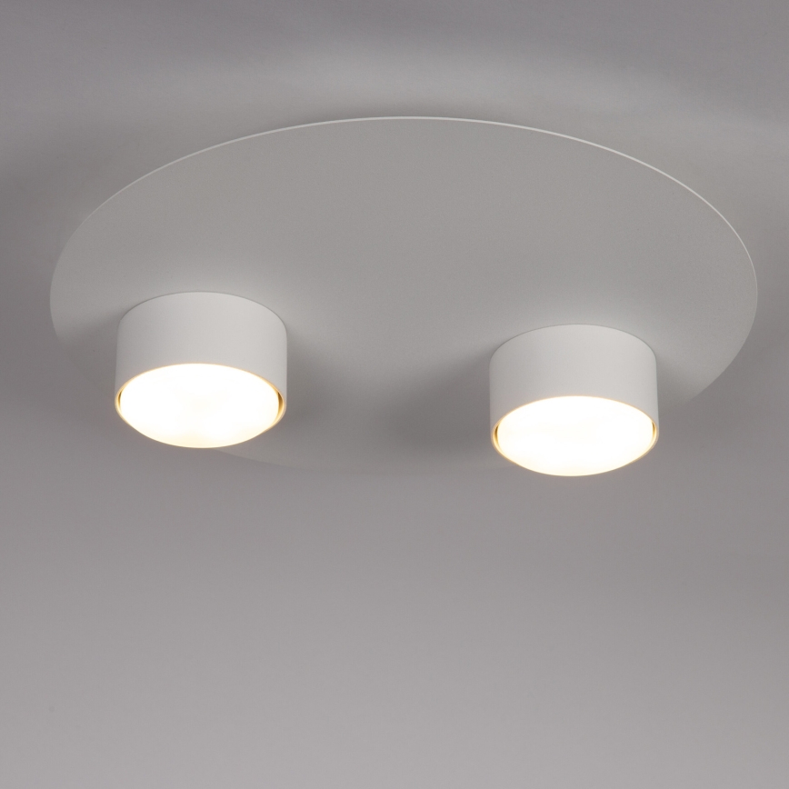Loftlampe STAR 2xGX53/12W/230V hvid