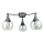 Loftlampe STAR 3xE27/60W/230V sort/transparent