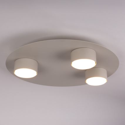 Loftlampe STAR 3xGX53/12W/230V beige