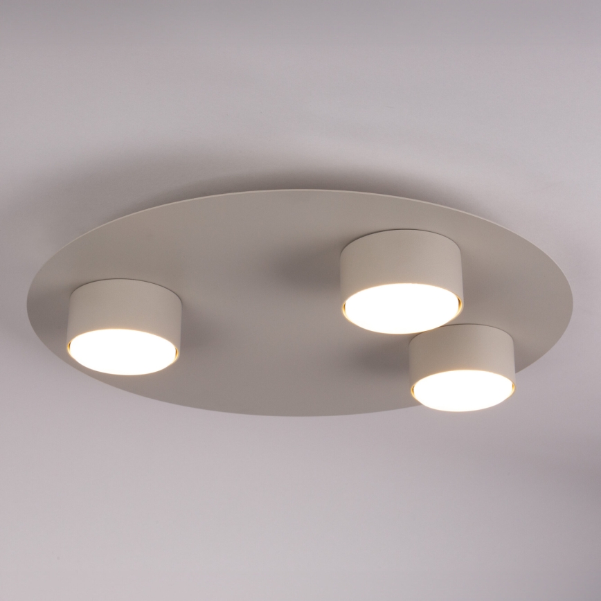 Loftlampe STAR 3xGX53/12W/230V beige