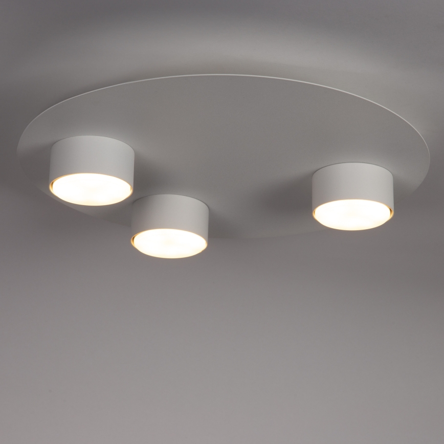 Loftlampe STAR 3xGX53/12W/230V hvid
