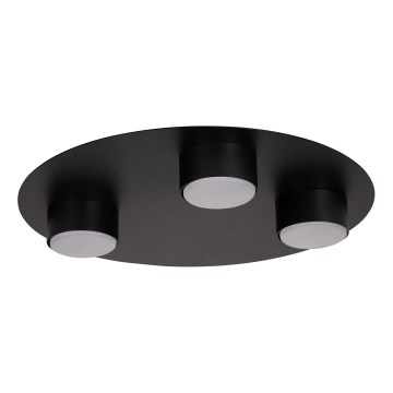 Loftlampe STAR 3xGX53/12W/230V sort