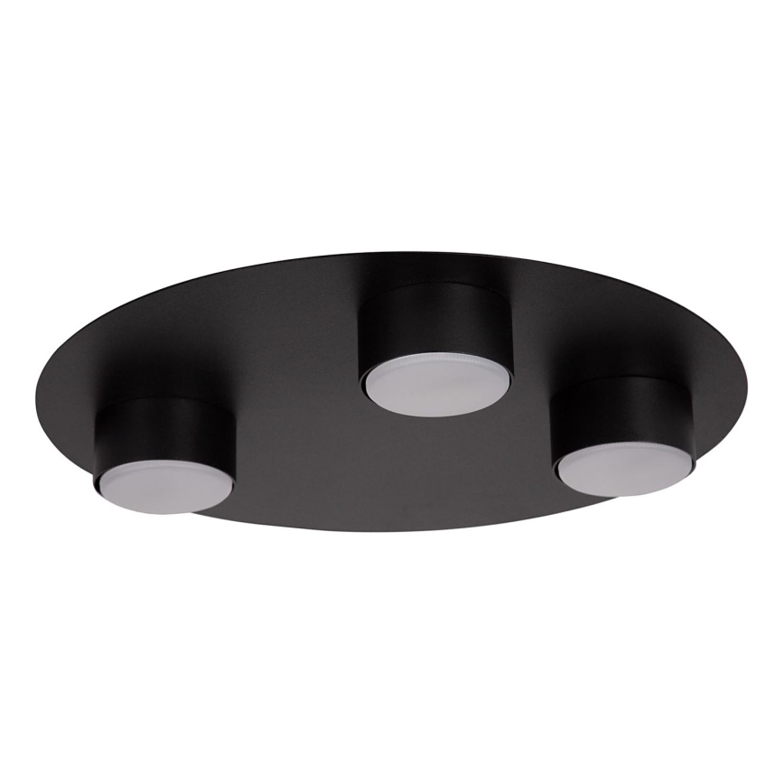 Loftlampe STAR 3xGX53/12W/230V sort