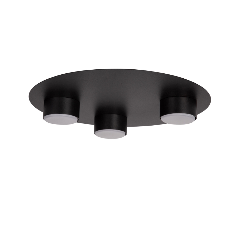 Loftlampe STAR 3xGX53/12W/230V sort