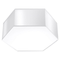 Loftlampe SUNDE 2xE27/60W/230V 11,5 cm hvid