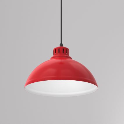 Loftlampe på kabel SVEN 1xE27/15W/230V rød