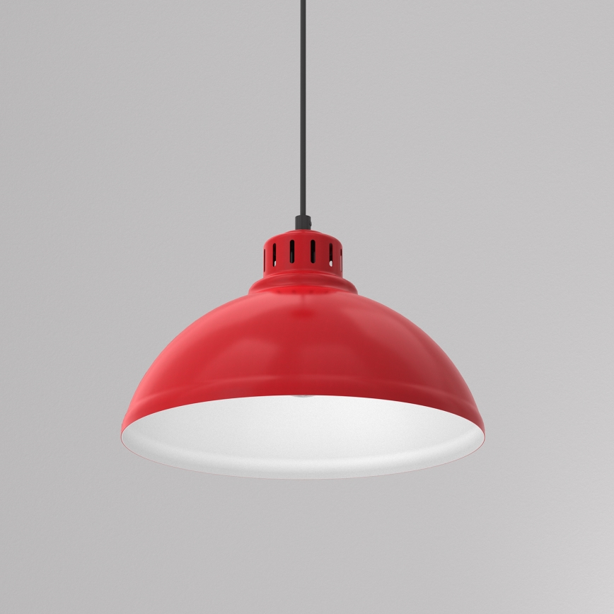 Loftlampe på kabel SVEN 1xE27/15W/230V rød