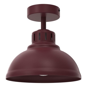 Loftlampe SVEN 1xE27/15W/230V Ø 21 cm bordeaux