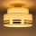 Loftlampe TAMI 1xE27/60W/230V diameter 40 cm beige/guldfarvet