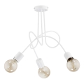 Loftlampe TANGO 3xE27/15W/230V hvid