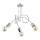 Loftlampe TANGO 3xE27/15W/230V skinnende krom