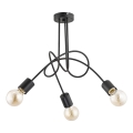 Loftlampe TANGO 3xE27/15W/230V sort