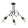 Loftlampe TANGO 3xE27/15W/230V sort