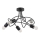 Loftlampe TARGO 5xE27/15W/230V sort