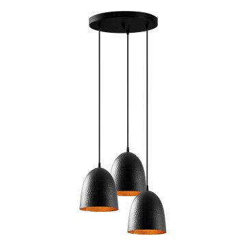 Loftlampe TATTOO 3xE27/40W/230V sort