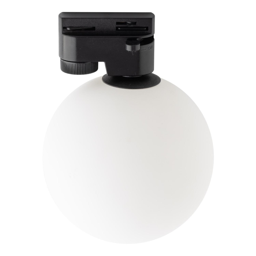 Loftlampe til 1-faset skinnesystem TRACER 1xG9/8W/230V hvid/sort