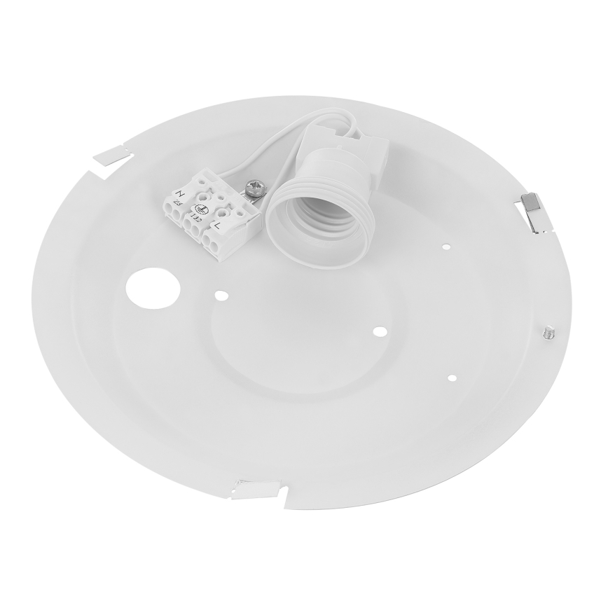 Loftlampe til badeværelse CLEO 1xE27/24W/230V diameter 20 cm grå IP54