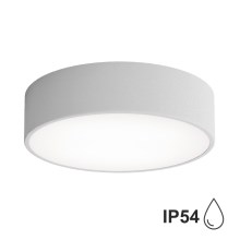 Loftlampe til badeværelse CLEO 2xE27/24W/230V diam. 30 cm grå IP54