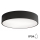 Loftlampe til badeværelse CLEO 3xE27/24W/230V diam. 40 cm sort IP54