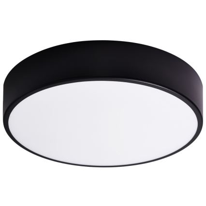 Loftlampe til badeværelse CLEO 3xE27/24W/230V diam. 40 cm sort IP54