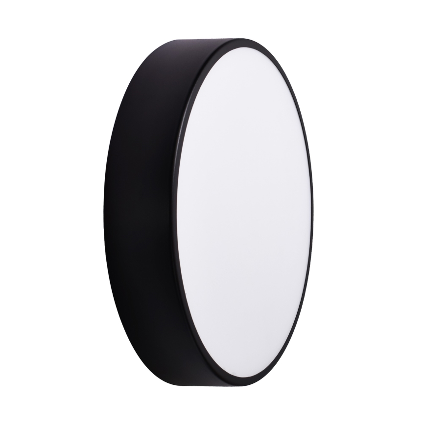 Loftlampe til badeværelse CLEO 3xE27/24W/230V diam. 40 cm sort IP54