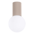 Loftlampe til badeværelse HALO 1xG9/8W/230V diameter 12 cm IP44 beige