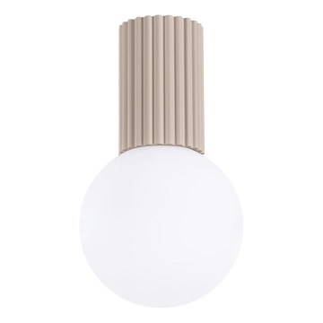 Loftlampe til badeværelse HALO 1xG9/8W/230V diameter 12 cm IP44 beige