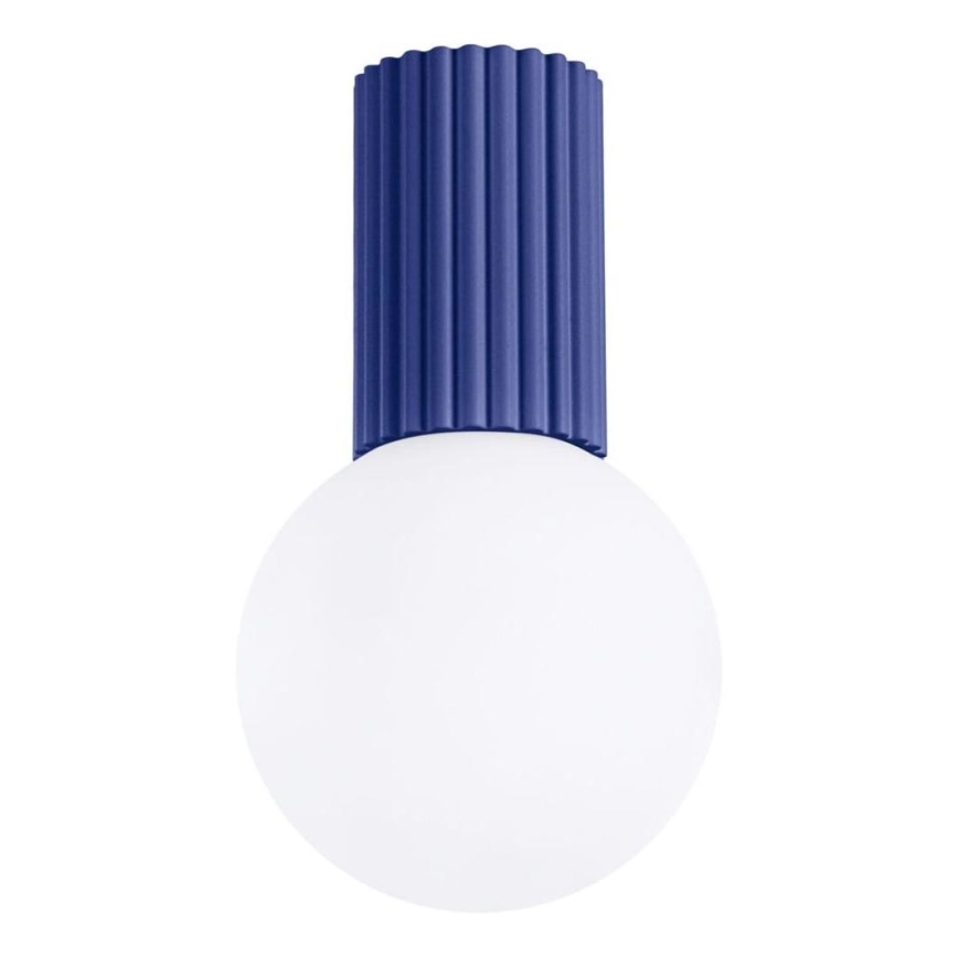 Loftlampe til badeværelse HALO 1xG9/8W/230V diameter 12 cm IP44 blå