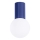 Loftlampe til badeværelse HALO 1xG9/8W/230V diameter 12 cm IP44 blå