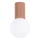 Loftlampe til badeværelse HALO 1xG9/8W/230V diameter 12 cm IP44 brun