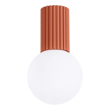 Loftlampe til badeværelse HALO 1xG9/8W/230V diameter 12 cm IP44 orange