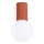 Loftlampe til badeværelse HALO 1xG9/8W/230V diameter 12 cm IP44 orange