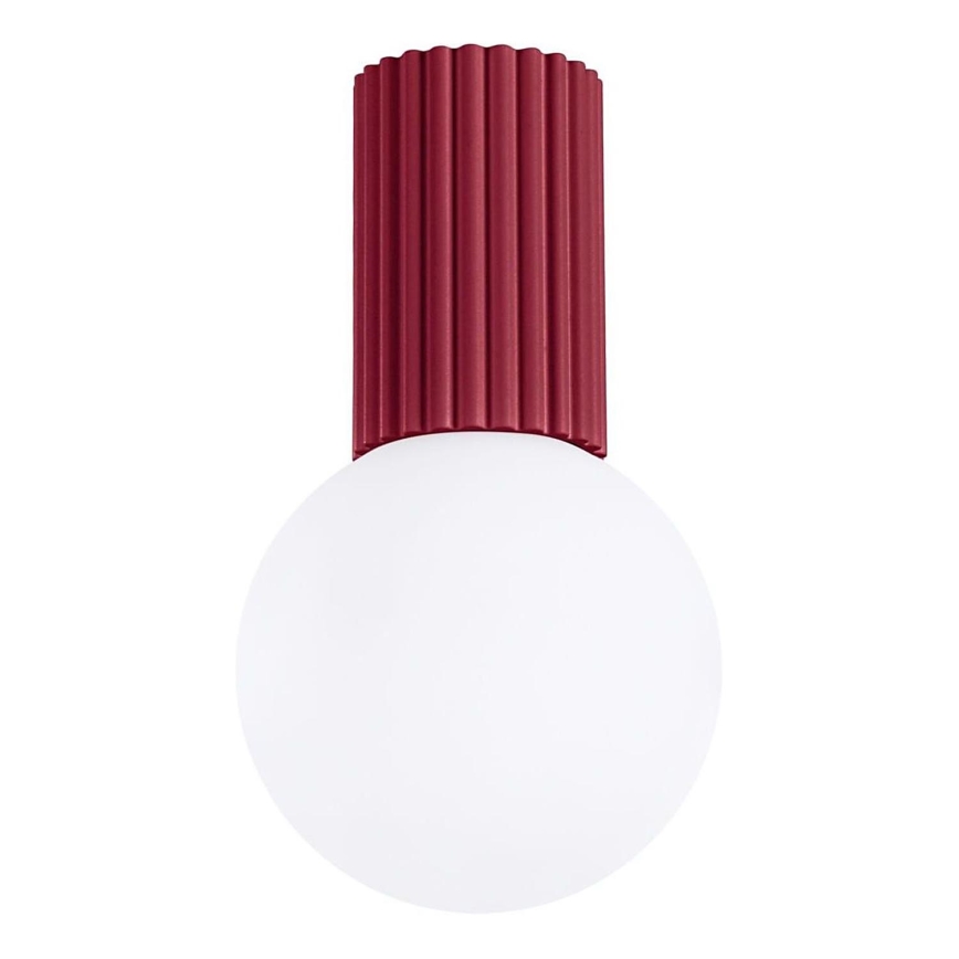 Loftlampe til badeværelse HALO 1xG9/8W/230V diameter 12 cm IP44 rød