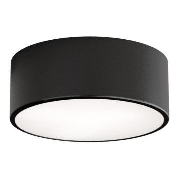 Loftlampe til badeværelse med sensor CLEO, 1xE27/24W/230V, Ø20 cm, IP54, sort