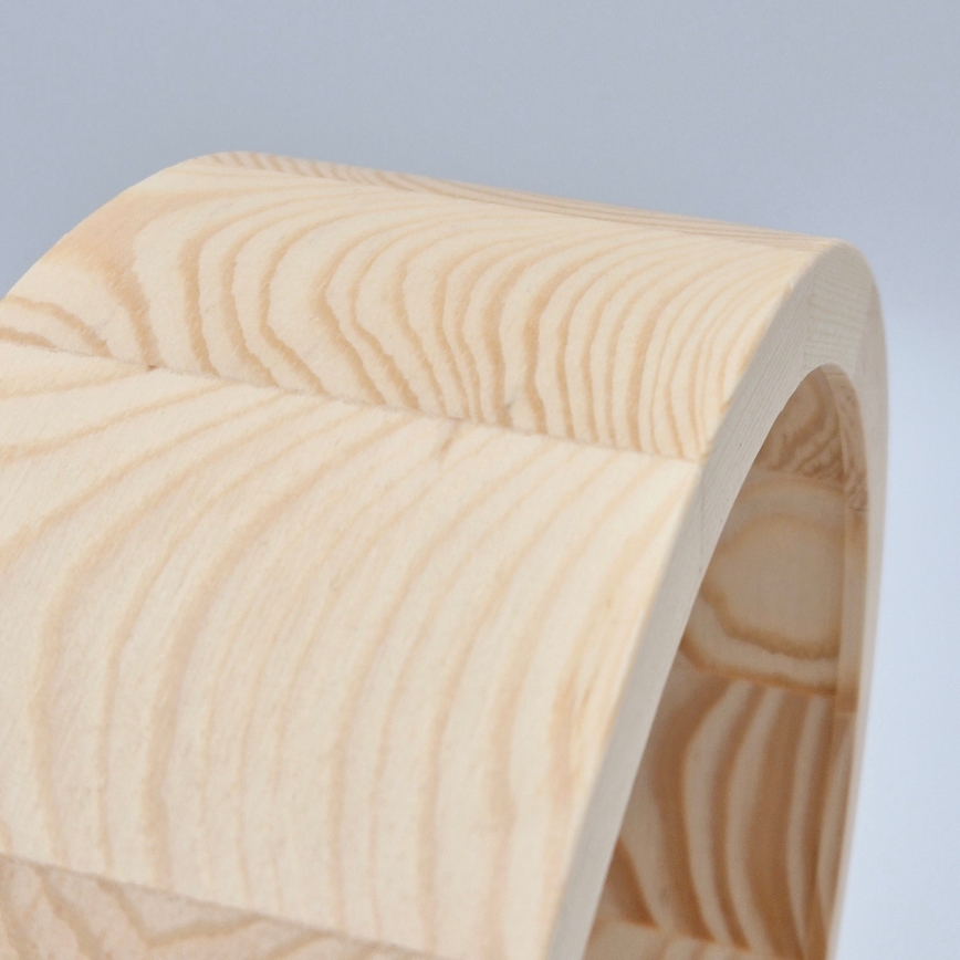 Loftlampe til badeværelse NATURAL 3xE27/15W/230V IP54 fyrretræ ø 37 cm - FSC certificeret
