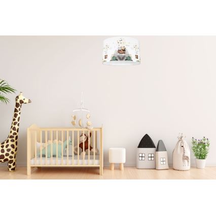 Loftlampe til børn BEARS 1xE27/60W/230V