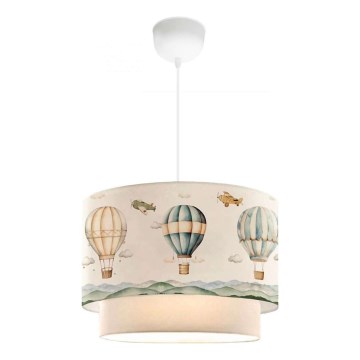 Loftlampe til børn CANDY 1xE27/40W/230V hvid/flerfarvet