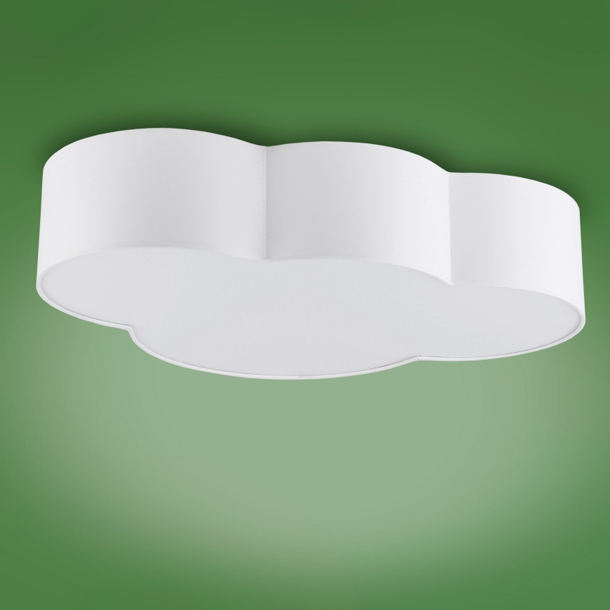 Loftlampe til børn CLOUD 4xE27/15W/230V hvid