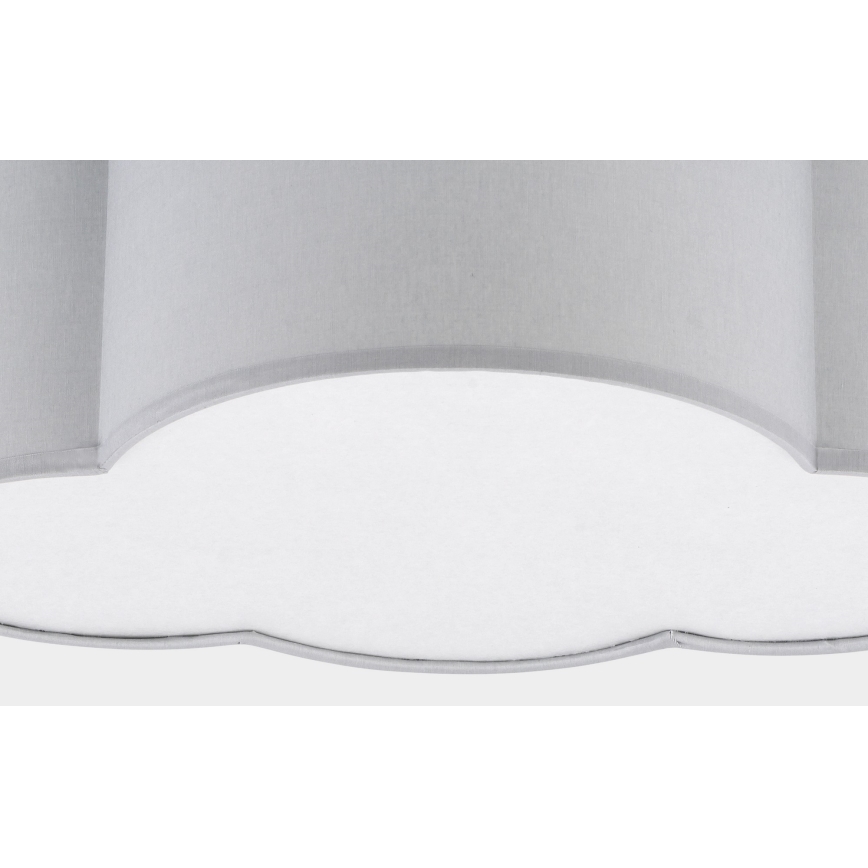 Loftlampe til børn CLOUD MINI 2xE27/15W/230V grå