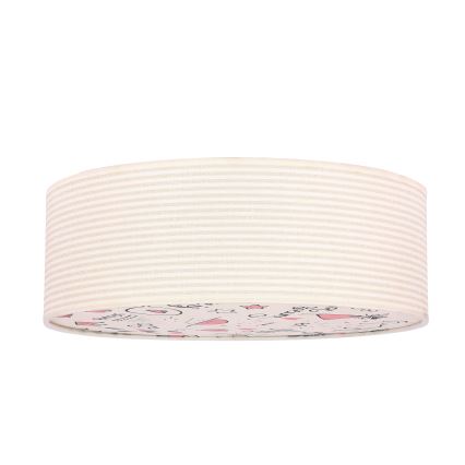 Loftlampe til børn KIDDY 2xE27/40W/230V beige/lyserød