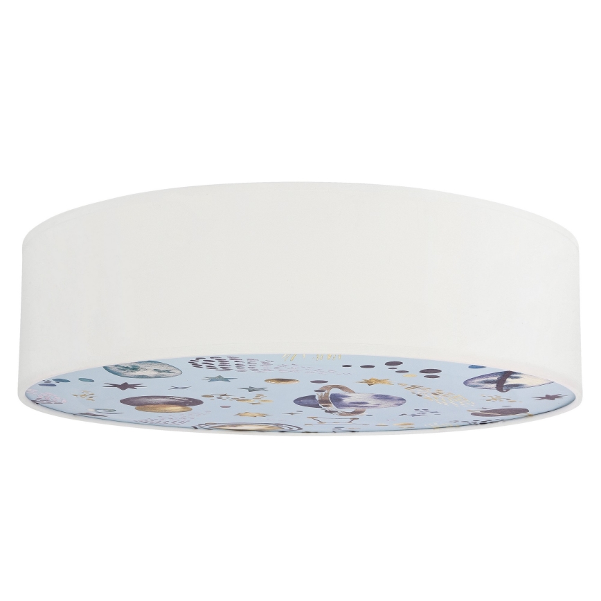 Loftlampe til børn KIDDY 2xE27/40W/230V hvid/blå