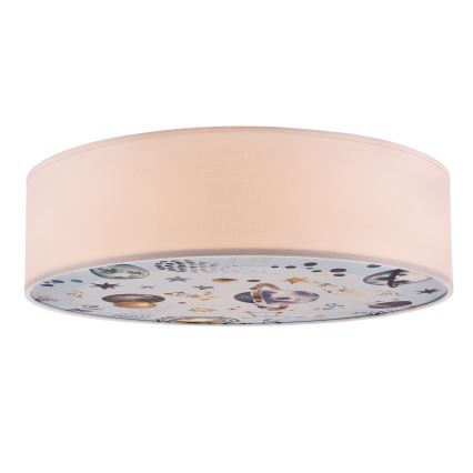 Loftlampe til børn KIDDY 2xE27/40W/230V hvid/blå
