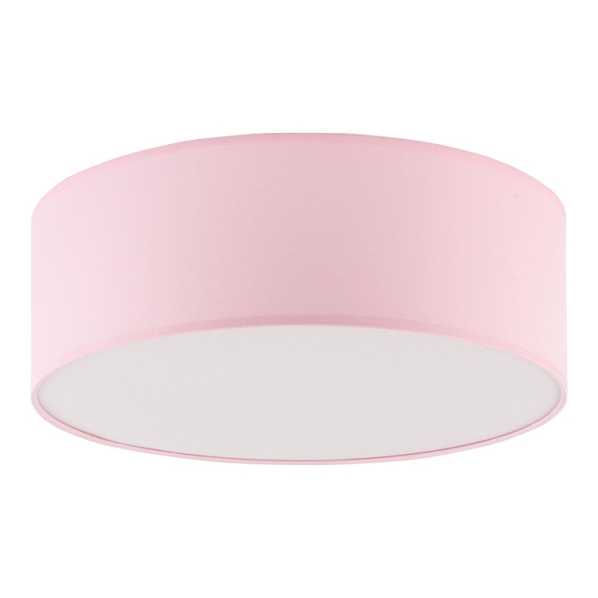 Loftlampe til børn RONDO KIDS 4xE27/15W/230V pink