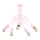 Loftlampe til børn TANGO 5xE27/60W/230V pink