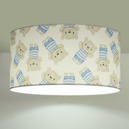 Loftlampe til børneværelse KIDS ROOM 1xE27/60W/230V Ø 40 cm teddybjørn
