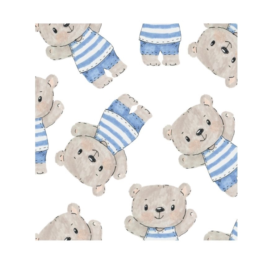 Loftlampe til børneværelse KIDS ROOM 1xE27/60W/230V Ø 40 cm teddybjørn