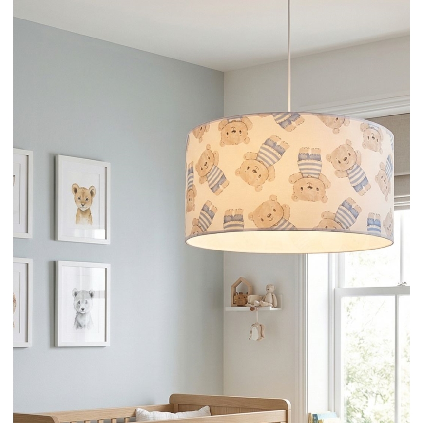 Loftlampe til børneværelset KIDS ROOM 1xE27/60W/230V Ø 40 cm bamse