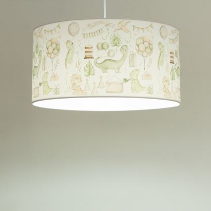 Loftlampe til børneværelset KIDS ROOM 1xE27/60W/230V Ø 40 cm dinosaur