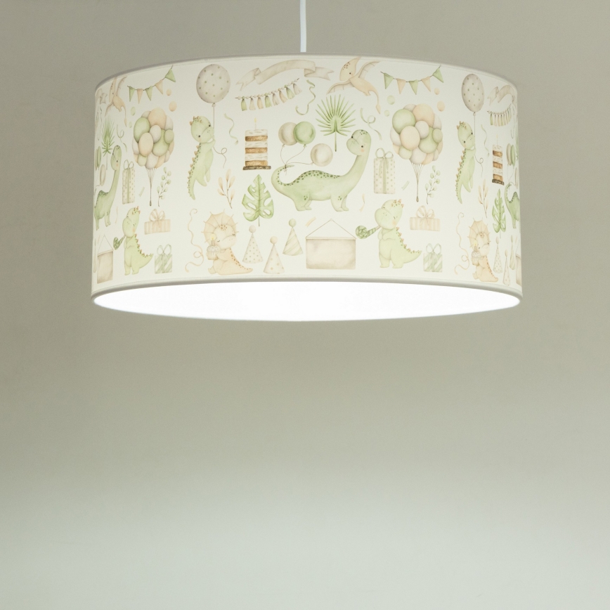 Loftlampe til børneværelset KIDS ROOM 1xE27/60W/230V Ø 40 cm dinosaur